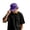 Purple, variant on Unisex Adjustable Flat Bill Hop Baseball Cap Snapback Hat Performance Hats for Women Men, Purple, Size: One Size