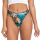 thumbnail image 1 of Fotbe Vintage Pickup Sunflower Dog Tanga Sin Costuras para Mujer con Estampado – Panties Invisibles, Transpirables y Cómodos para Uso Diario-Medium, 1 of 6