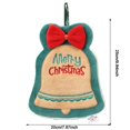 thumbnail image 2 of Cute Cartoon Hanging Christmas Coral Quick Drying Hand Towel For Kitchen And Bathroom Use, 2 of 6