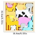 thumbnail image 2 of 2025 New! Wooden Toddler Puzzles, Wooden Vehicle Puzzles Montessori Jigsaw Puzzles Preschool Toy Gift for Kids Educational Toys, 2 of 2