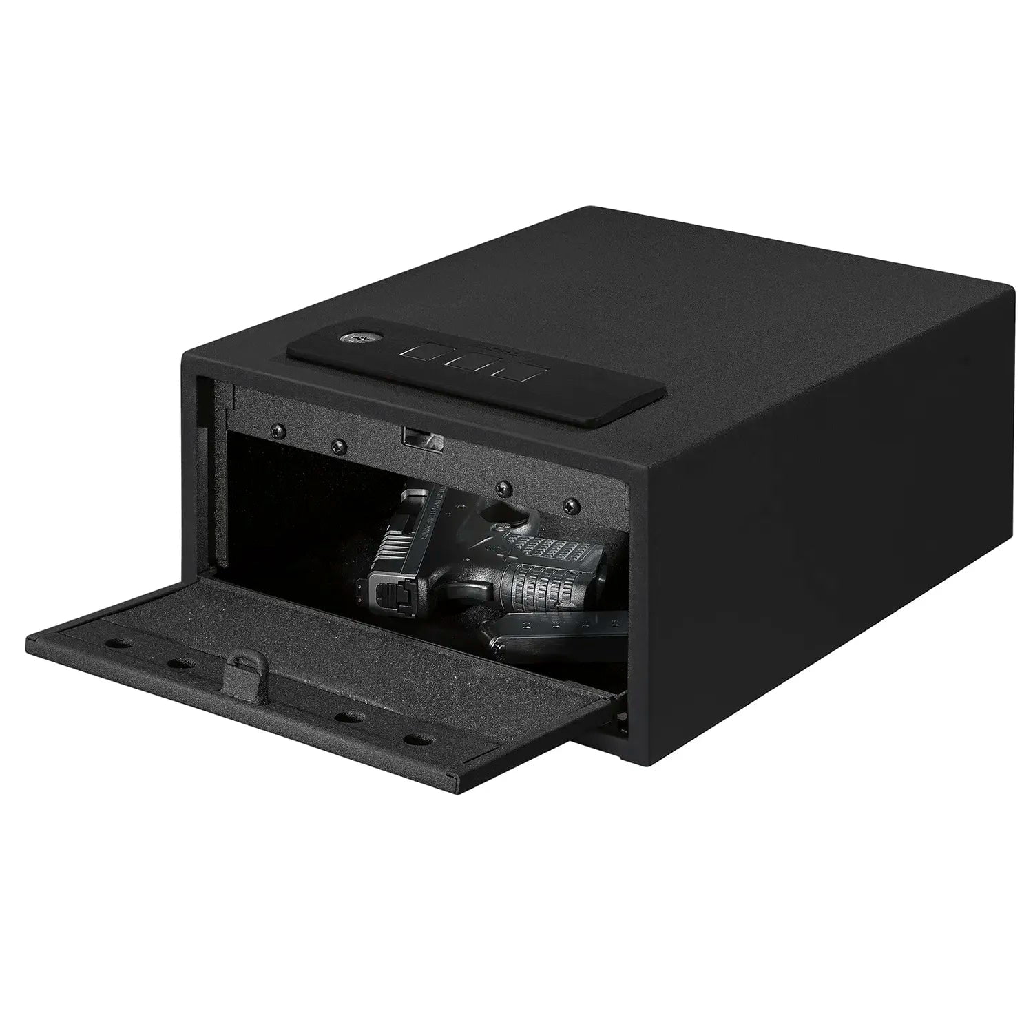 Stack-On Quick Access Handgun Safe with Electronic Lock – Medium Size