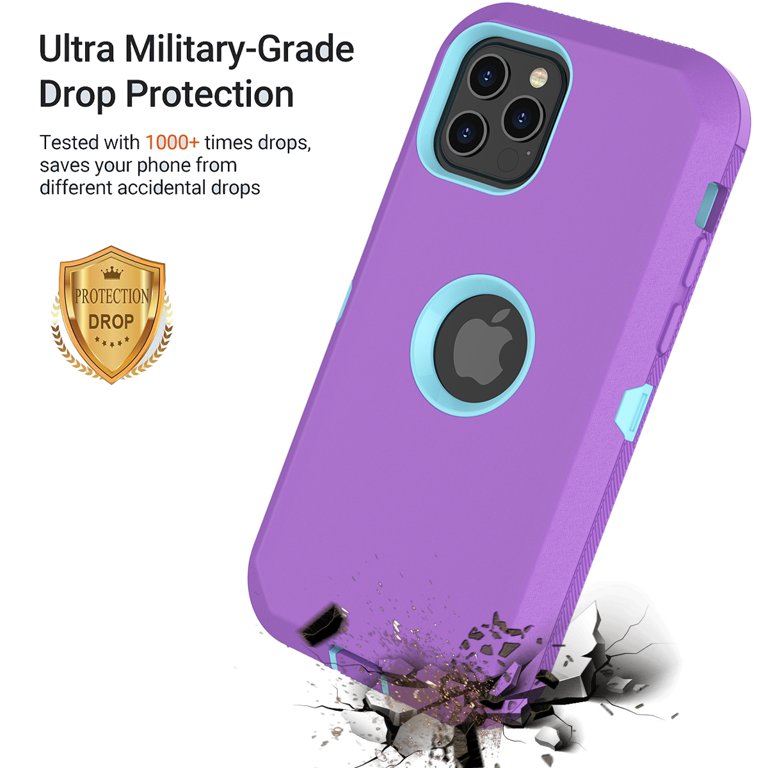 iPone 12 Pro Max case, Takfox 3 in 1 Dual Layer Shockproof Drop