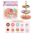 thumbnail image 3 of Ensemble de 11 Pcs-Simulation Thé de l'Après-midi Jouet Interactif Réaliste Mini Gâteau Biscuit Beignet Modèle Jouet pour Garçons Filles Jouets de Simulation, 3 of 10