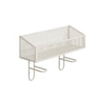 thumbnail image 2 of No-Drill Over-The-Toilet Storage Rack | Open Mesh Iron Bathroom Shelf | 35x25x13cm | White or Black | 1-Piece, 2 of 5