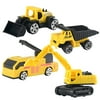 Flyiast 4pcs Kids Toy Mini Engineering Car Aircraft Ambulance Truck Model for Boys