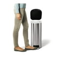thumbnail image 2 of simplehuman 45 liter / 12 gallon slim step trash can, brushed stainless steel with plastic lid, 2 of 3