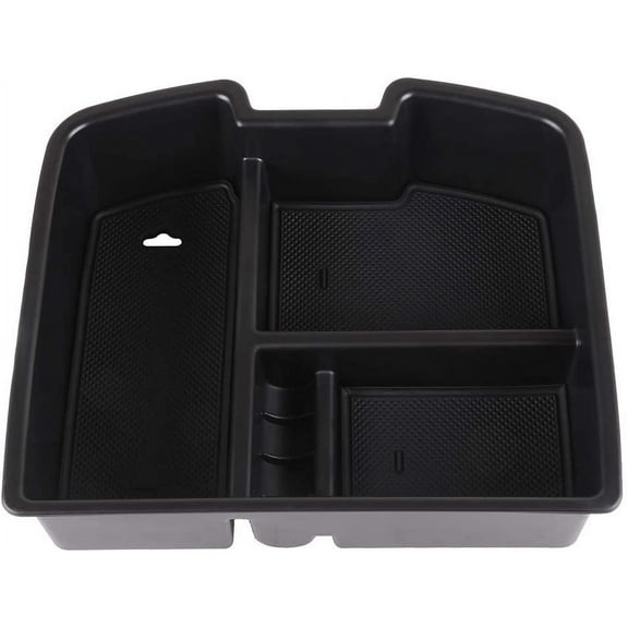 ECCPP Front Center Console Organizer Tray for 2007-2014 For Chevy Suburban For GMC Sierra Insert Organizer Tray Accessory Black