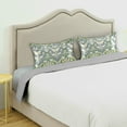 thumbnail image 3 of Yayeee Pillowcase Standard Size Set of 2 Satin Wrinkle Resistant Pillow Case, Beige Floral, 3 of 8