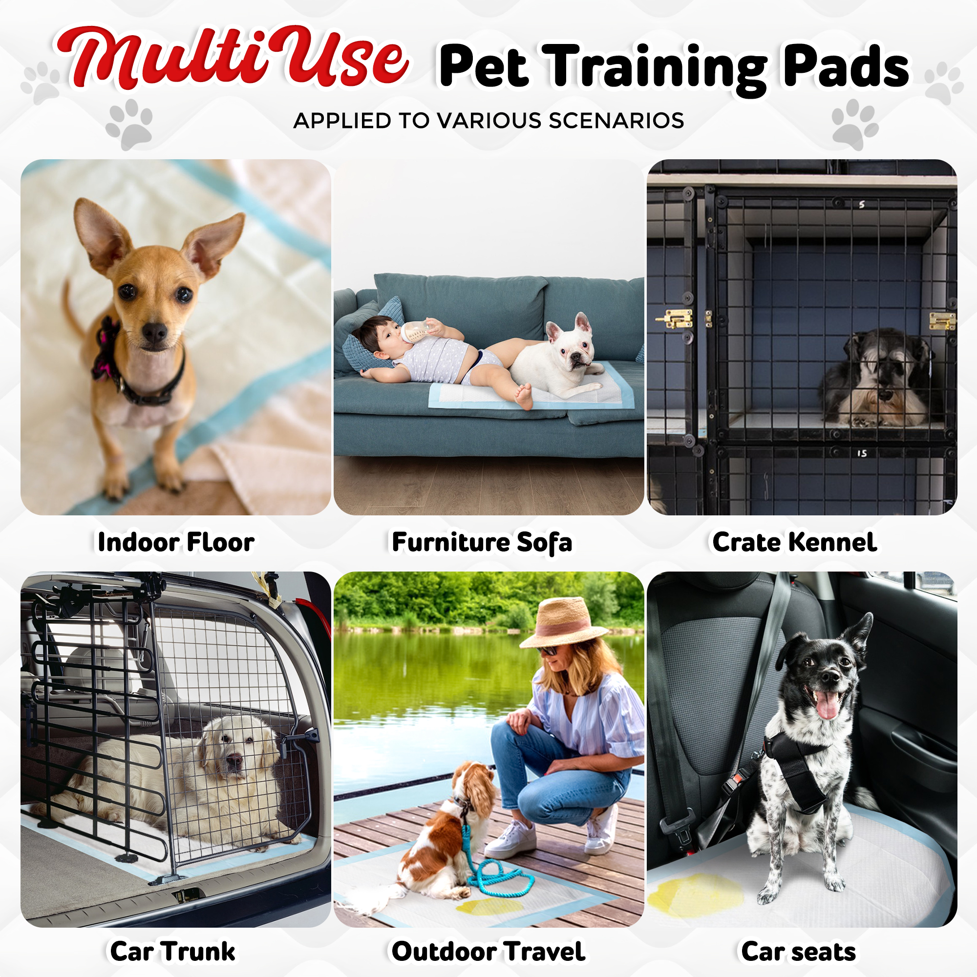 Tolobeve Puppy Pads, Large 22" x 22", 100 Count photo 7