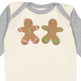 thumbnail image 4 of Inktastic Twin Gingerbread Boy and Girl Co Boys or Girls Long Sleeve Baby Bodysuit, 4 of 5
