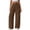 Brown, variant on Women's Cable Knit Sweater Pants Low Waisted Knit Warm Pants Fall Winter Comfort Sleeping Lounge Trousers Blue,2xL