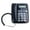 Black, variant on Corded Telephone With Caller Display And Landline Phone Speakerphone For Home Office Use Plastic Desk Phone