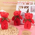 thumbnail image 3 of 10 mini ositos de peluche para baby shower, pequeños osos de peluche a granel, mini osos de peluche de 4,7 pulgadas con etiquetas de agradecimiento y bolsas de organza, recuerdos de fiesta, 3 of 7