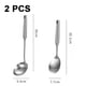 thumbnail image 2 of Juego de utensilios de cocina de acero inoxidable, 2 piezas Standcn, todas las herramientas de cocina de metal, 2 of 5