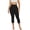 Black, variant on Plus High-Waisted Tummy Control Shaping Pants Anti-Cellulite Capri Leggings for Women
