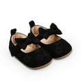 thumbnail image 3 of Yoyauz Baby Girl Mary Jane Shoes Anti Slip Rubber Sole Ballet Slippers Princess Dress Wedding Shoes Newborn Kids Shoes Toddler Shoes（0-12 Month）, 3 of 9