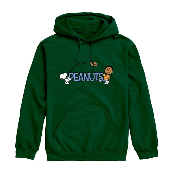 Peanuts - Franklin Snoopy Graphic Fleece Pullover Hoodie