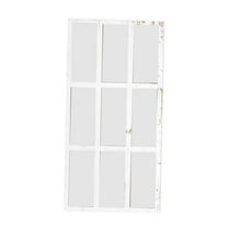 perfk Decorative Wall Mirror Convenient Home Decor for Bedroom Room White