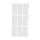 thumbnail image 1 of Espejo de pared decorativo, práctico y fácil de usar, minimalista, moderno, para decoración del hogar. Blanco, 1 of 9