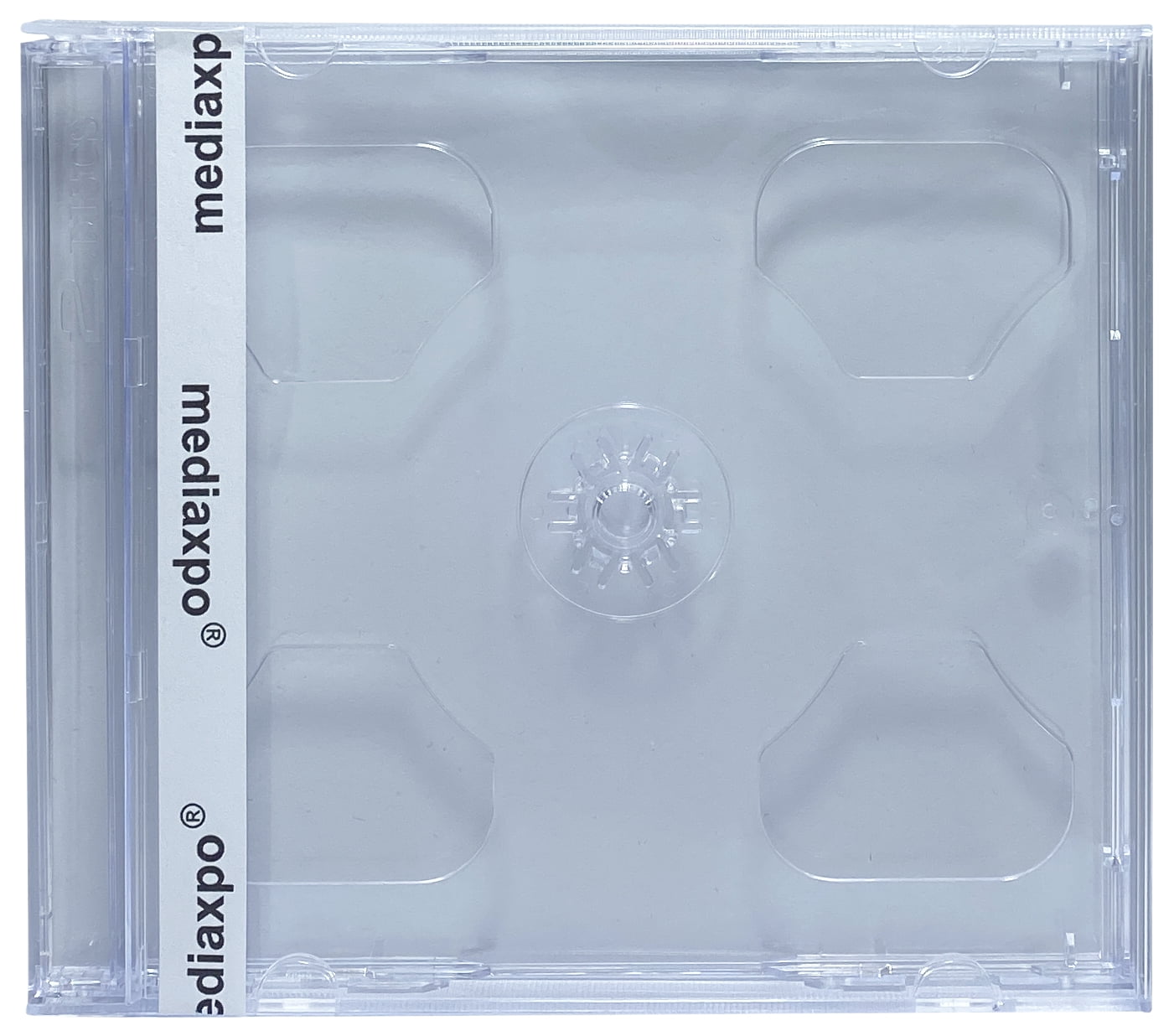 CheckOutStore 25 Standard Clear Double CD Jewel Case