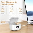 thumbnail image 4 of Rechargeable Hearing Aids For Seniors, Sound Amplifier With Noise Canceling Function, Digital Hearing Aid With Charging Case, Hearing Amplifier For Adults With Hearing Loss (Brown), 4 of 9