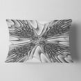 thumbnail image 2 of Designart Fractal 3D Magical Depth - Contemporary Throw Pillow - 12x20, 2 of 5