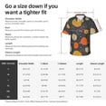 thumbnail image 6 of Black Grey Gold Marble Mens Hawaiian Shirt Short Sleeve Casual Button Up Tropical Summer Beach Shirt, 6 of 9