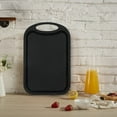 thumbnail image 6 of High-Density Cutting Board with Built-In Handle - Easy to Clean, Non- Chopping Board for Kitchen - BPA-Free Small Cutting Board and Dishwasher Safe Design(Black, 12.8x8.3inch), 6 of 7