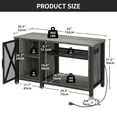 thumbnail image 5 of Dextrus Heavy Duty Metal Aquarium Stand with Power Outlets - Suitable for 55-75 Gallon Fish Tank Stand, Turtle Tank, Reptile Terrarium (865lbs Capacity) - Grey, 5 of 8