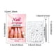 thumbnail image 3 of 100 esponjas para uñas suaves, blancas y delicadas, sin que se caigan, herramientas para manicura con degradado, ideales para salón de uñas., 3 of 9