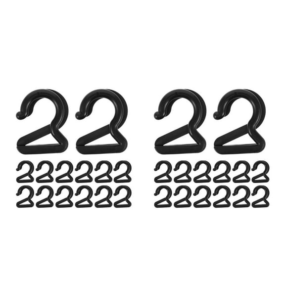 WEUVEB WORGEOUS 40 PCS RV Awning Hooks Camper Light Holders Storage Hook for Party Camping Tent Indoor and Outdoor Decor