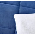 thumbnail image 3 of Chezmoi Collection 3-Piece Micromink Sherpa Down Alternative Comforter Set, 3 of 3