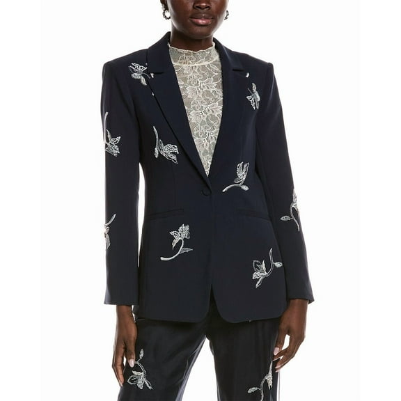 Cinq à Sept womens Falling Lilies Karlie Blazer, 14