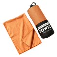 thumbnail image 2 of Travel Towel, Soft Quick Dry Towel, Super Absorbent Compact Travel & Sports & Beach Towels for Camping, Backpack, Gym, Swimming, Yoga, Hiking Orange, 2 of 7