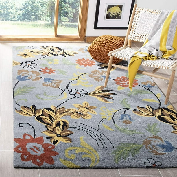 Safavieh Soho Collection SOH736B Handmade Blue and Multi ...