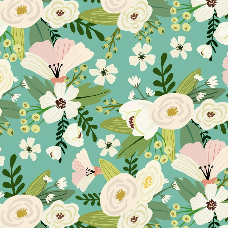 Yuri Spring Flowers Premium Roll Gift Wrap Wrapping Paper