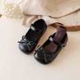 thumbnail image 5 of CAIXIA Girls Dress Shoes Black Mary Jane Flats Round Toe School Uniform Shoes Non- Sole for Little and Big Girls Back To School, 5 of 8
