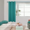 thumbnail image 5 of Deconovo Blackout Curtain for Indoor Use, Noise Reducing, Turquoise, 42W x 45L Inch, Room Darkening Thermal Insulated Curtain, 1 Panel, 5 of 7