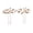 Champagne / Rose gold plated, variant on Faship Champagne Rhinestone Crystal Floral Hair Pins Accessories 2 Pcs