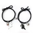 thumbnail image 4 of Par de pulseras magnéticas de dibujos animados con colgante de dinosaurio lindo, cuerda de la Amistad mutuamente atractiva, regalos para regalo de mujer, 4 of 5