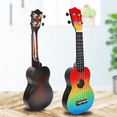 thumbnail image 6 of Soprano Ukulele 21" Wood Uklele Hawaiian Guitar Students Kids Guitar Rainbow,1 * ukulele,Rainbow, 6 of 8