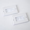 thumbnail image 4 of Brush Wall Plate Bracket, Cable Pass Through Insert Single Gang Decorator Wall Cover for Cables, 4 of 8