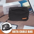 thumbnail image 3 of UPOUART Travel Electronic Organizer Bag Black Polyester Data Line Storage Case, 3 of 6