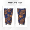 thumbnail image 3 of Goofa Golden Maple on Navy Blue for 20 oz Skinny Tumbler Stainless Steel Coffee Mug Slim Vacuum Insulated Travel Cup Car Cup-Without Straw, 3 of 8