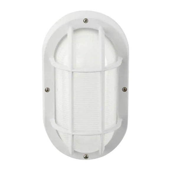 White LED Outdoor Bulkhead Light with CCT Color Switchable from 3000K, 4000K, 5000K