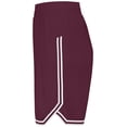 thumbnail image 5 of Holloway Sportswear XS Womens RETRO BASKETBALL SHORTS Maroon/White 224377, 5 of 7
