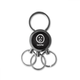 thumbnail image 1 of sorpresa white cute chat patron llavero de metal de acero inoxidable llavero anillo de cadena llavero, 1 of 3