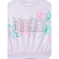 thumbnail image 2 of Wicked Girls Graphic Fleece Crew Pullover, Sizes 4-16, 2 of 3