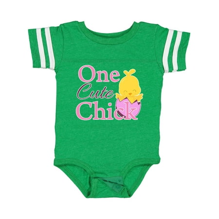 

Inktastic One Cute Chick Girls Baby Bodysuit