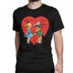 thumbnail image 5 of Camiseta clásica de dos Youts para hombre camisetas negras de entrenamiento camisetas de manga corta para hombre camisetas de verano, 5 of 7
